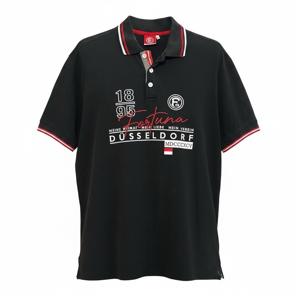 FORTUNA DUSSELDORF FOOTBALL Shirt Soccer Club Men’s XL Vintage Rugby Style